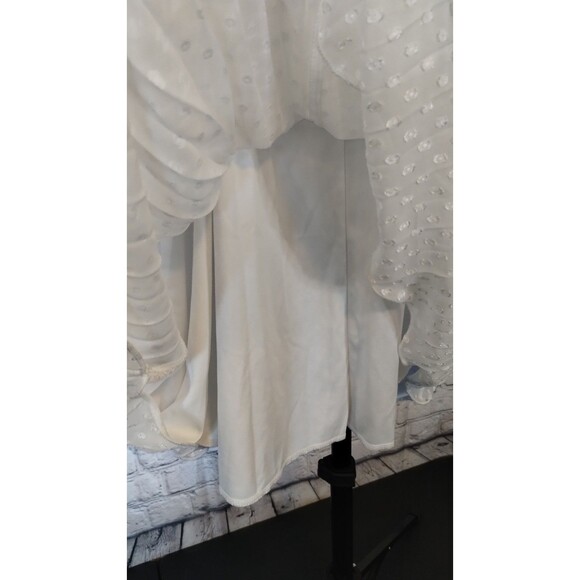 Girls White Tulle Dress Fully Lined Size 10 By Lilt - Picture 8 of 9